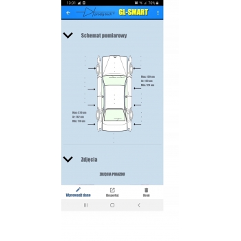 MIERNIK LAKIERU GL-PRO-SMART-FAZ Android / iOS